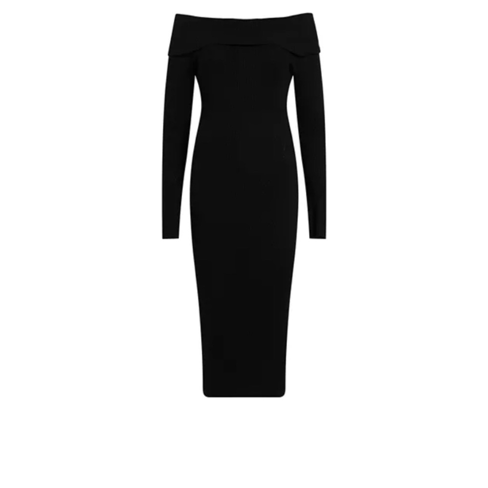 ALLSAINTS Livia Off Shoulder Midi Dress medium NWT